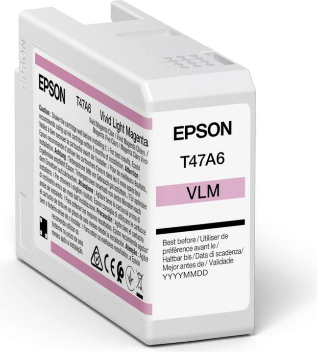 Actual product image Epson Ink/Singlpck VividL MG T47A6 Pro 10 50ml (M)