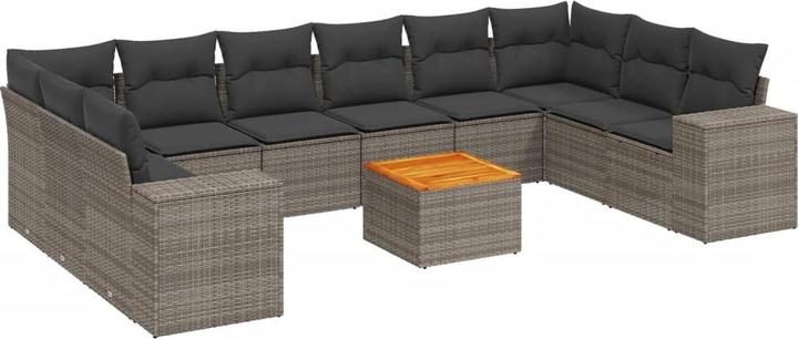 Actual product image VidaXL Garden furniture sofa set garden set garden seating group 11 pcs. beige