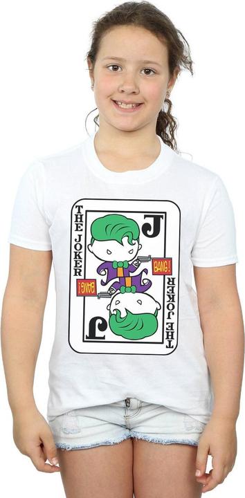 Produktbild Chibi Joker Playing Card TShirt Mädchen (152, 158)