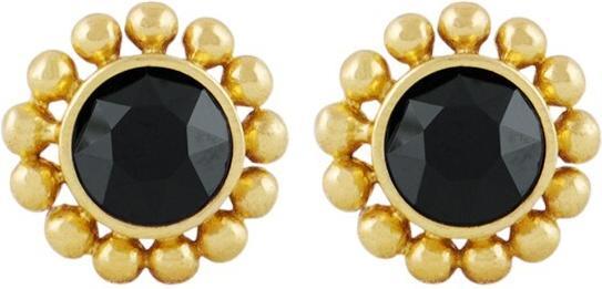 Image du produit Steinkult Boucles d'oreilles "Amy (Laiton, Plaqué or 18 carats, Pierre de cristal)