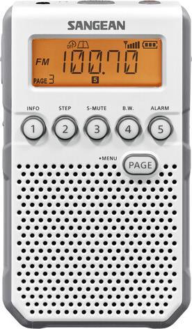 Produktbild Sangean DT-800 +BATT weiss-grau (FM)
