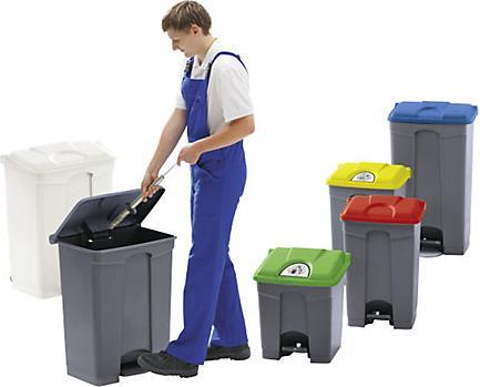 Immagine prodotto kaiserkraft Cestino di plastica a pedali (70 l)