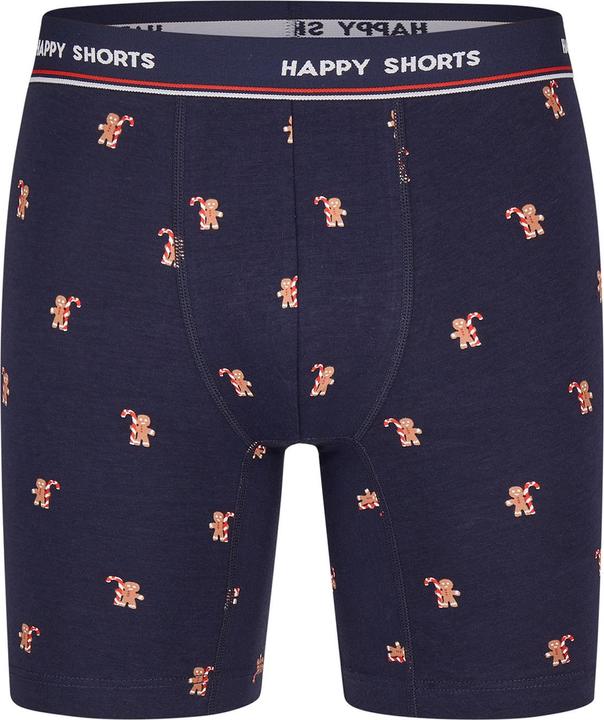 Actual product image Happy shorts Long Boxer XMAS Boxer Briefs (XL, pack of 2)