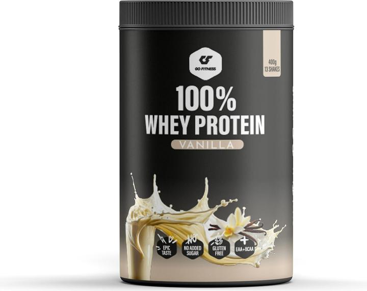 Immagine prodotto Go Fitness 100% Whey Protein Vanilla (400g) (Vaniglia, 1 pz., 400 g)