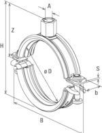 Actual product image Fischer FRS-L Universal 31-37 pipe clamp 25 pcs (539448) (25 pcs.)