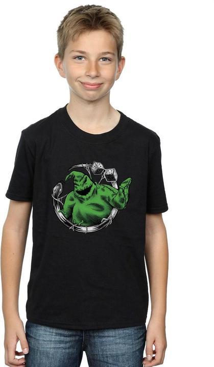 Actual product image Disney Boys Nightmare Before Christmas Roll The Dice T-Shirt (128)