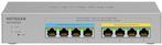 Actual product image Netgear MS108TUP - 1 year Insight Managed 8PT MG (8 Ports)