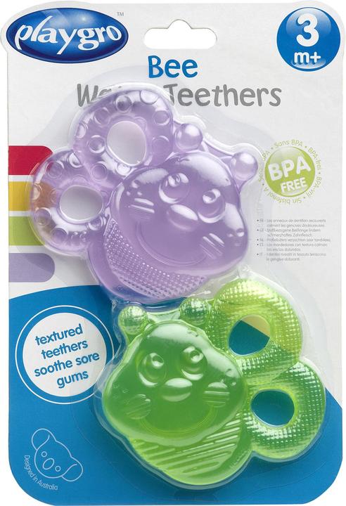 Produktbild Playgro Beissring 2er Set Biene
