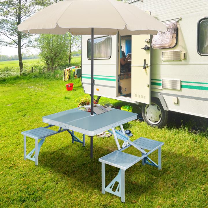 Actual product image Outsunny Folding table with 4 seater