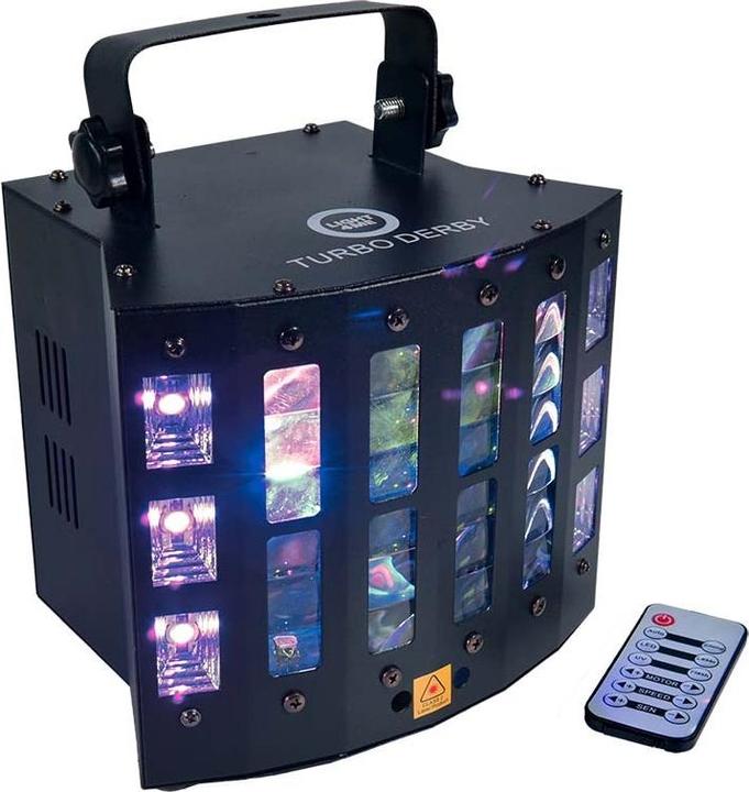 Actual product image No Name LIGHT4ME TURBO DERBY + laser + UV + stroboscope + remote control