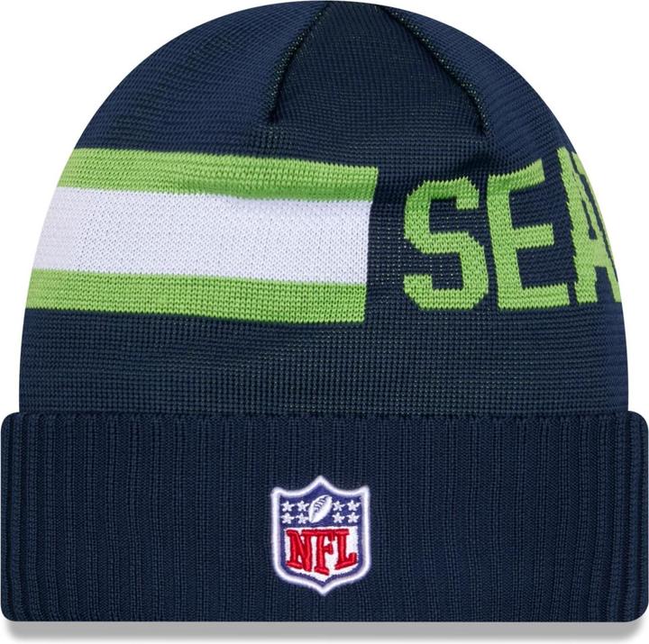 Actual product image New Era NFL Sideline Tech Knit Hat - Seattle Seahawks