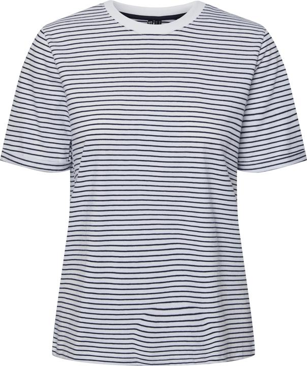 Pieces Gestreiftes Rundhalsausschnitt T-Shirt (XL)