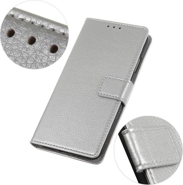 Actual product image MU Classic Litchi Leather Bookcover II Series (Oneplus 8)