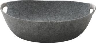 PawLove Paw Love - Felt Storage Basket - Grey (Dog)
