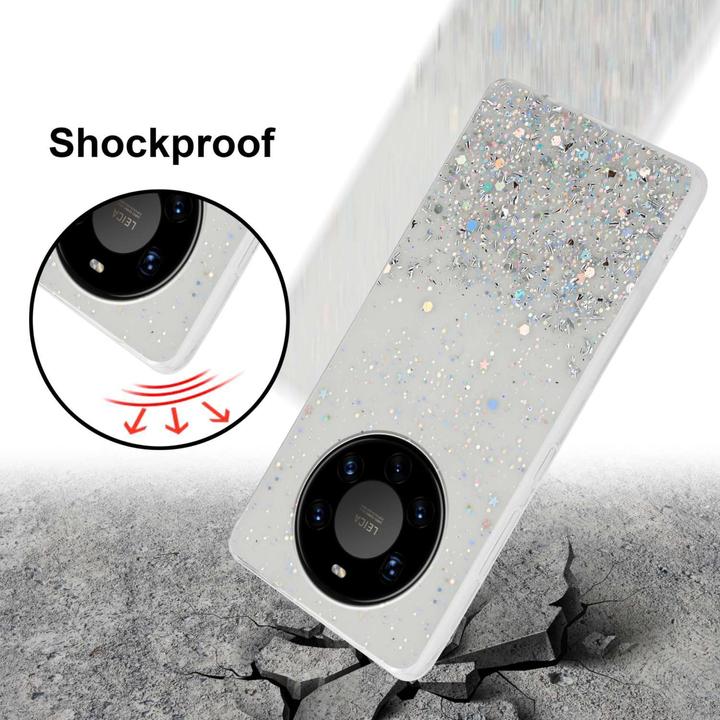 Actual product image Cadorabo Bumper Case for Huawei MATE 40 PRO TPU funkelnder Glitter (Mate 40 Pro)