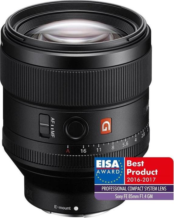 Immagine prodotto Sony FE 85mm F/1.4 GM (EU) (Sony E, Full-frame)