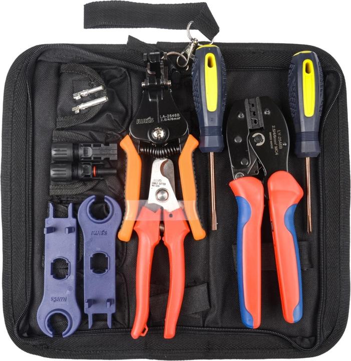 Actual product image Iwiss FSPV-1 Solar Cable Crimp Tool Kit MC4 Solar Connector (Solar system mounting material)