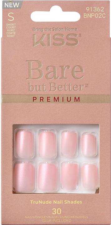 Image du produit KISS Nails - Ks Bare-but-better Premium Nails - Spicy (Ongles artificiels, Rose)