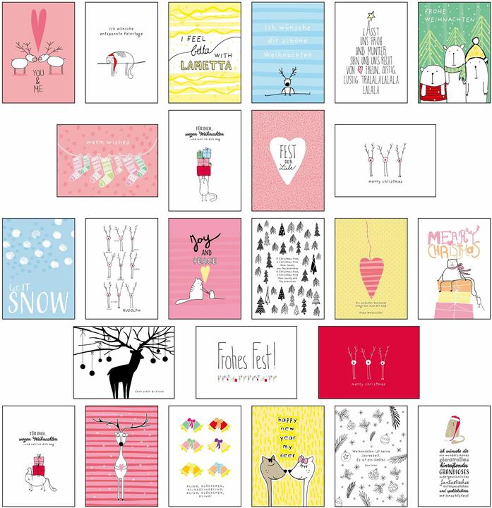 Produktbild Postkarten-Set Weihnachten. Tl.2 (25 Stk.)