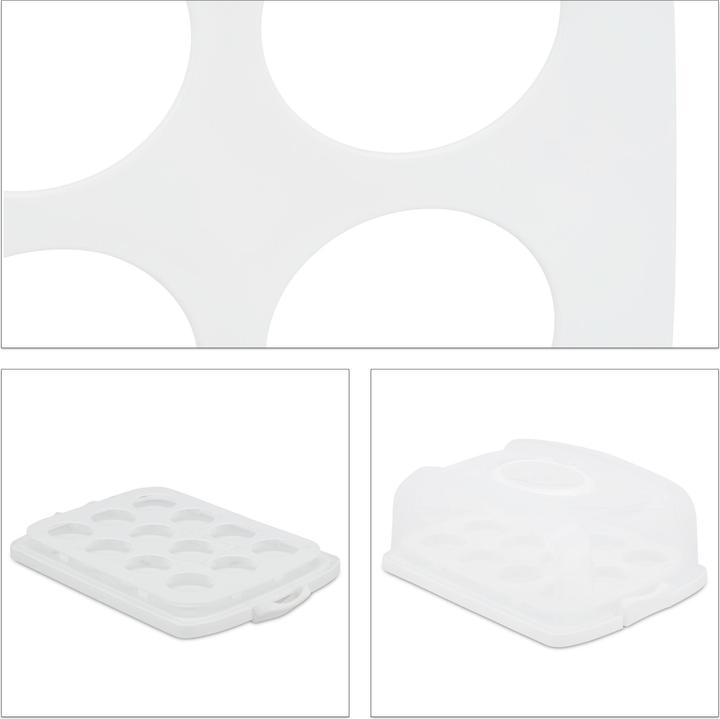 Actual product image Relaxdays Rectangular Cake Carrier