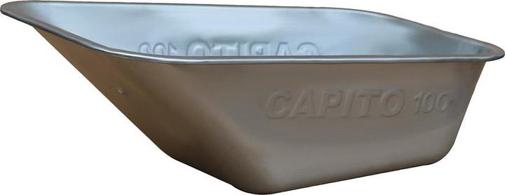 Actual product image Capito Wheelbarrow trough Allcar 100 100 l galvanised