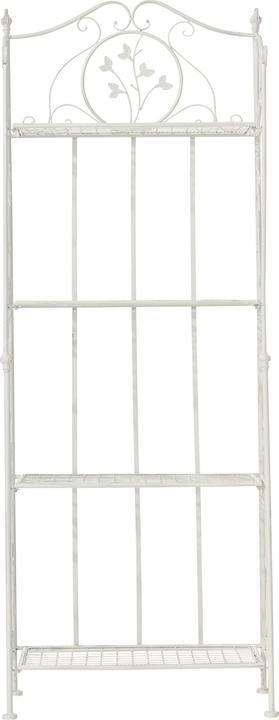 Actual product image CLP Arona floor standing shelf, antique white (60 x 33 x 158 cm)