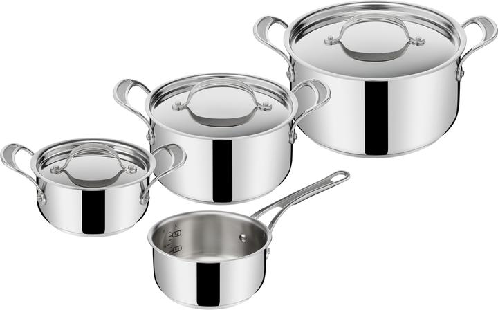 Productafbeelding Tefal Jamie Oliver Cook's Classic Set (16 cm, Kookpotten en pannenset, Roestvrij staal)