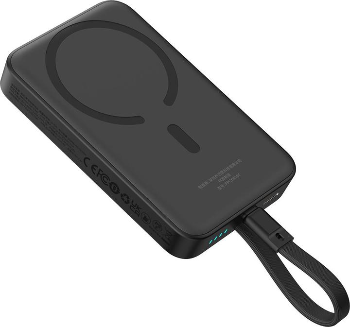 Baseus Powerbank Magnetic Mini 10000mAh 30W MagSafe (black) (10000 mAh, 30 W, 37000 Wh)