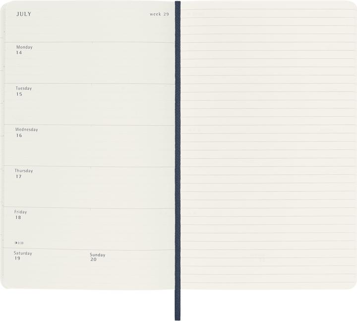 Produktbild Moleskine Notizkalender (A5, Englisch)