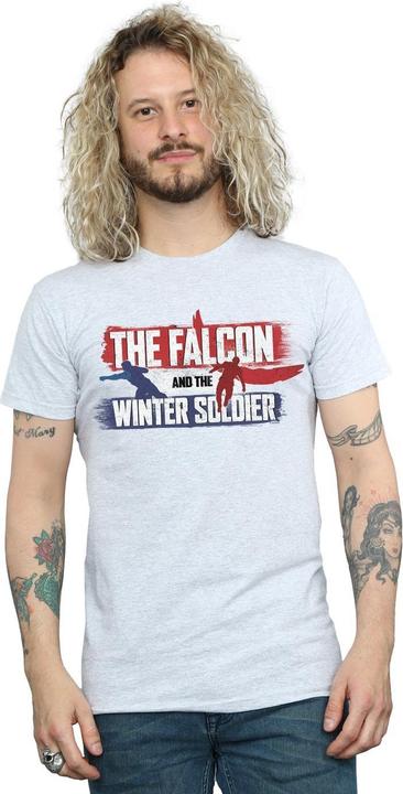 Produktbild The Falcon And The Winter Soldier Action Logo TShirt (XXL)