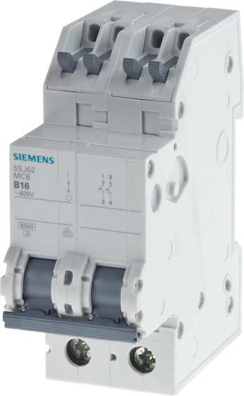 Siemens Interruttore automatico di tipo B, 13A a 2 poli