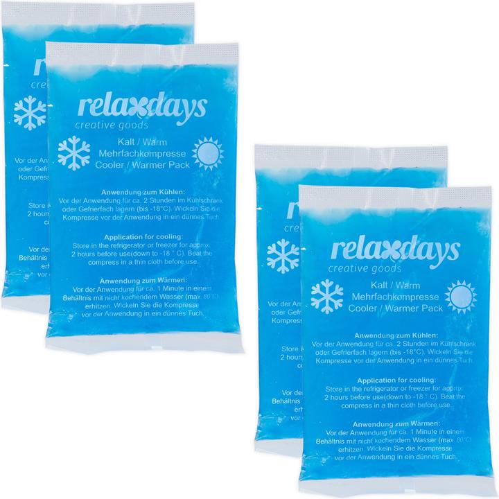 Relaxdays Kühlpad (4 x, 390 g)