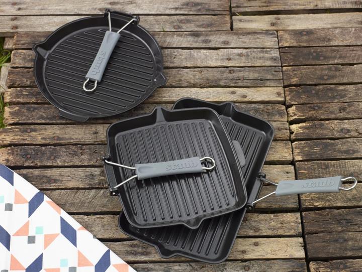 Actual product image Staub Grill pan (24 cm, Grill pan, Cast iron)