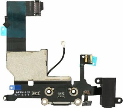Produktbild OEM Charging Dock Connector mit Audio Flex für iPhone 5 schwarz (iPhone 5)