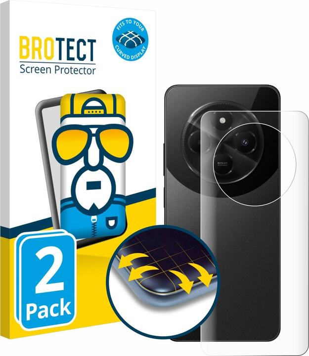 Actual product image BROTECT Full-Screen Protector (2 Piece, Xiaomi Poco C75)