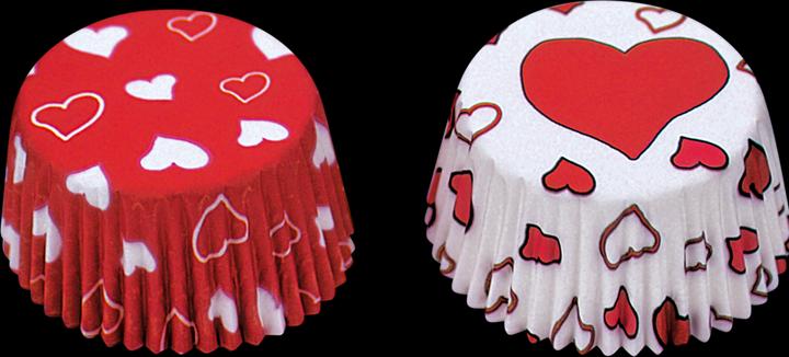 Immagine prodotto Städter Mini stampi per cupcake a forma di cuore (4 cm)