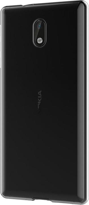 Produktbild König Design Nokia 3 Hülle Transparent Silikon Case durchsichtige Handyhülle (Nokia 3)