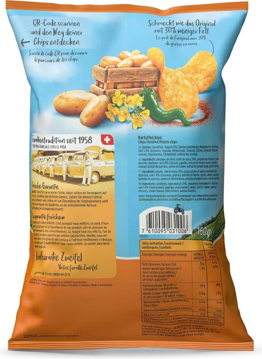 Produktbild Zweifel Cractiv Paprika (160 g)