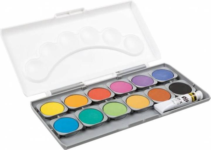 Image du produit Idena Coffret d'encre opaque 12 pièces 1 tube de blanc opaque (Multicolore, 7.50 ml)