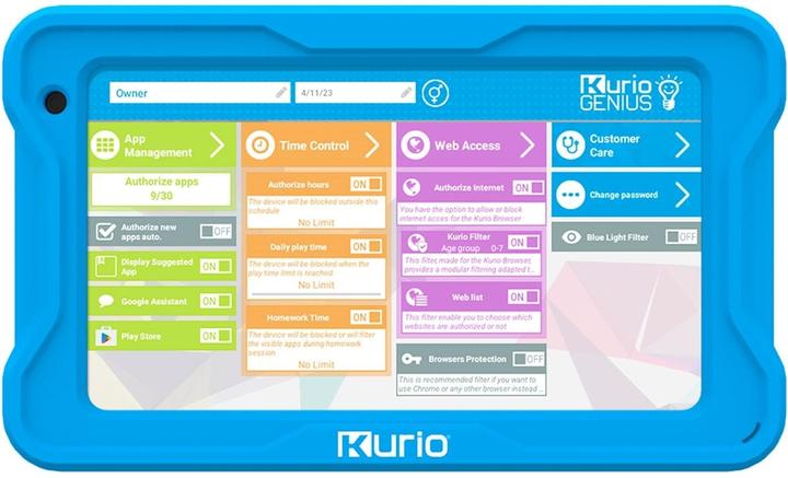 Actual product image KD Toys Kurio Tablet Ultra 3 (7", 32 GB, Blue)