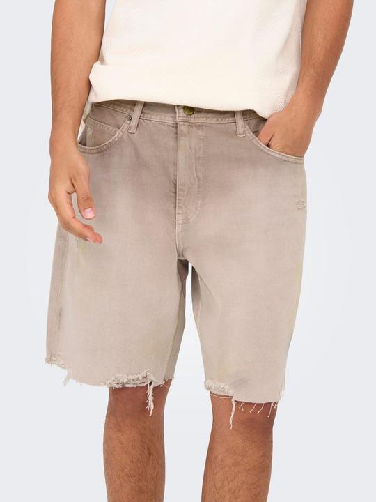 Actual product image Only & Sons Gerade geschnitten Mittlere Taille Shorts Jeans-Shorts (L)