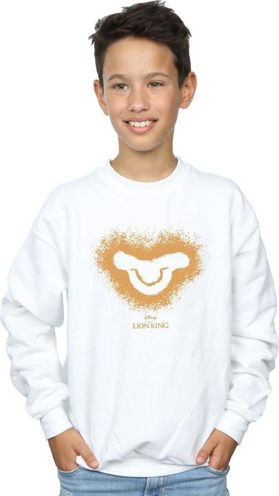Actual product image Disney Boys The Lion King Movie Simba Baby Face Sweatshirt (128)