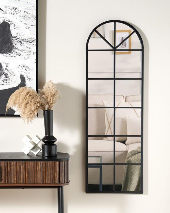 Produktbild Beliani Wandspiegel schwarz Fensteroptik 40 x 120 cm BROUAGE (40 x 120 cm)