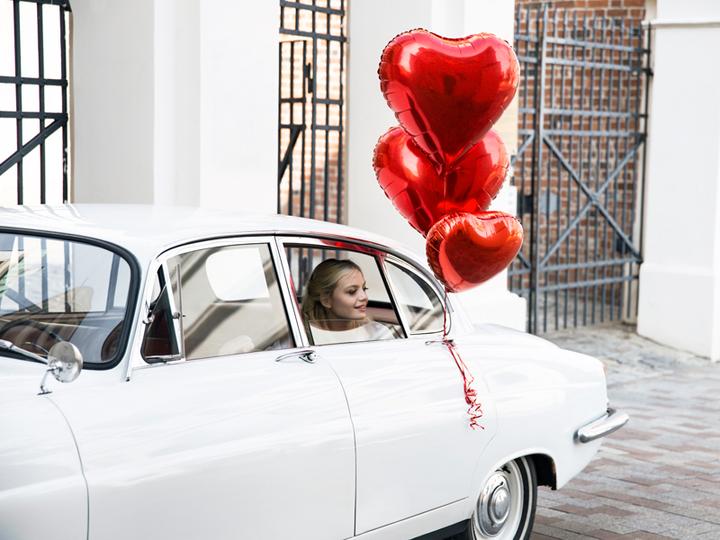 Image du produit Partydeco Ballon coeur rouge 45cm (1 x)