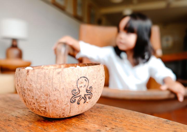 Image du produit Sasak Market Kids Bol Pieuvre Noix de coco