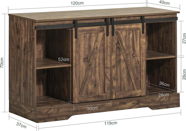 Immagine prodotto SoBuy Credenza (120 x 70 x 40 cm)