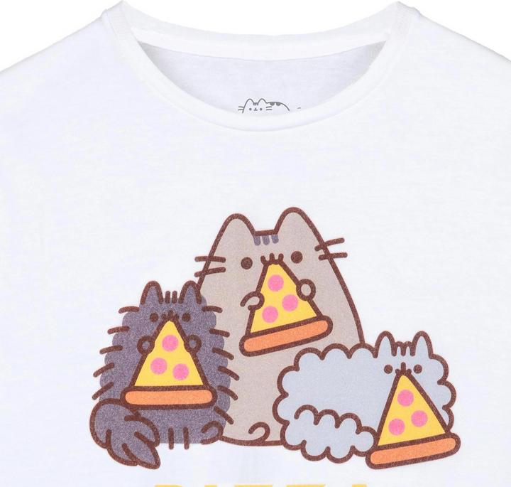 Produktbild Pusheen Pizza Purrty TShirt Mädchen kurzärmlig (146, 152)