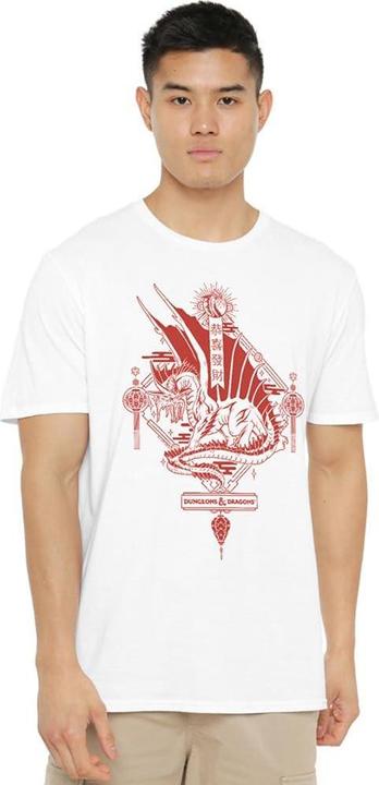 Actual product image Dungeons & Dragons Mens Year Of The Dragon Lantern T-Shirt (3XL)