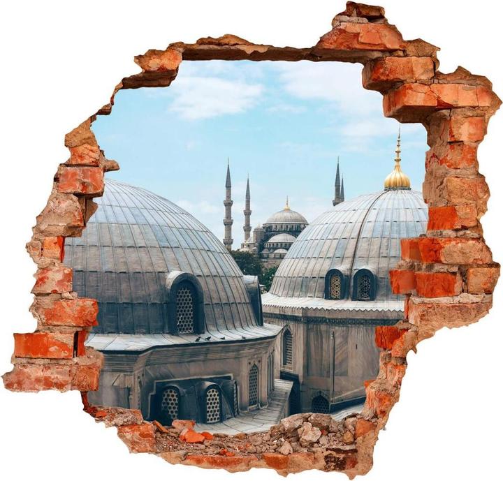 Actual product image Trenddeko 3D Over the roofs of Istanbul (40 x 38 cm)