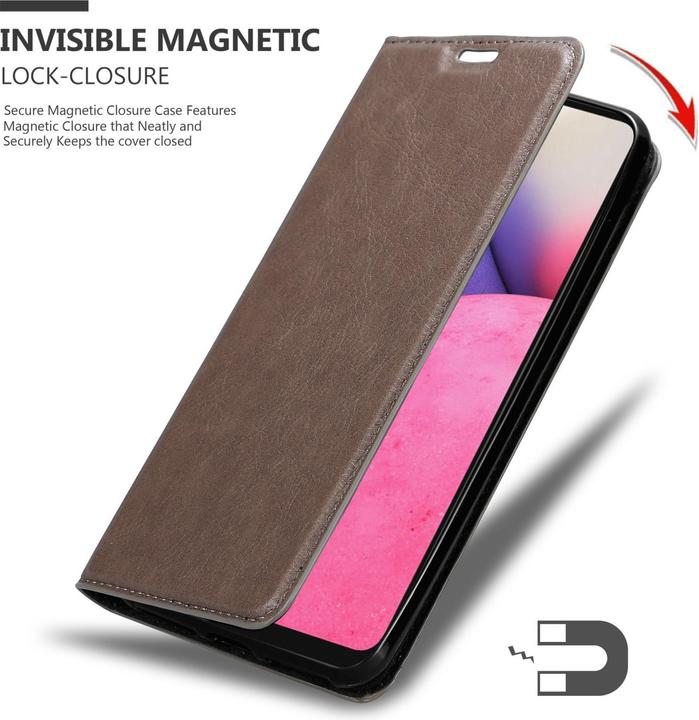 Produktbild Cadorabo Book Invis. Magnet Hülle (Samsung Galaxy A33 5G)